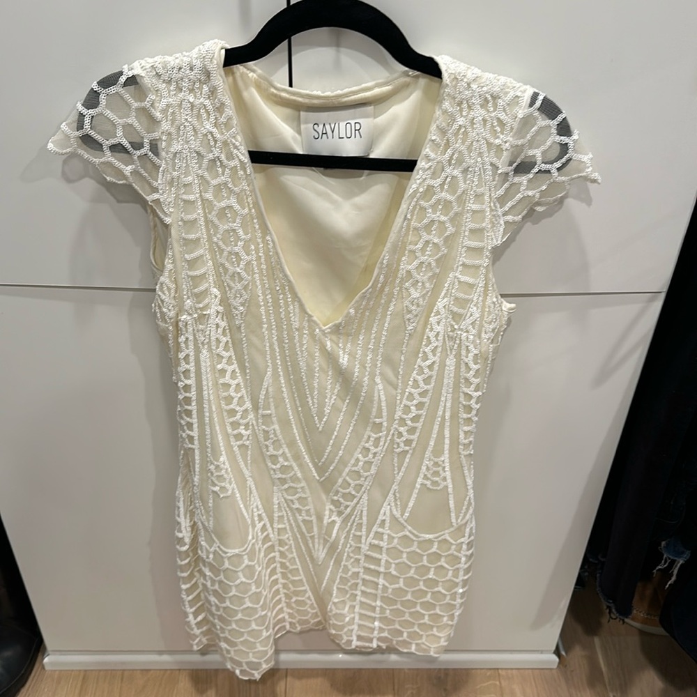 Sparkly White Dress